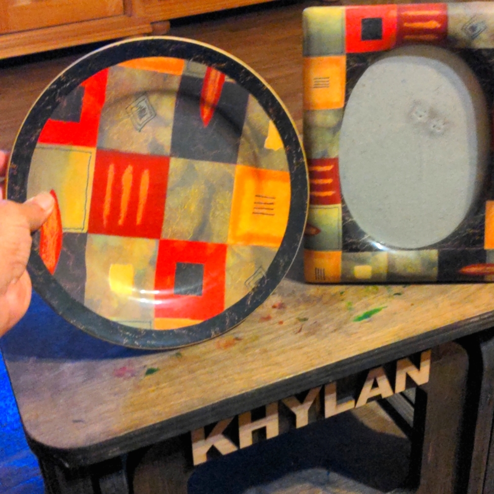 Picture Frame & Plate